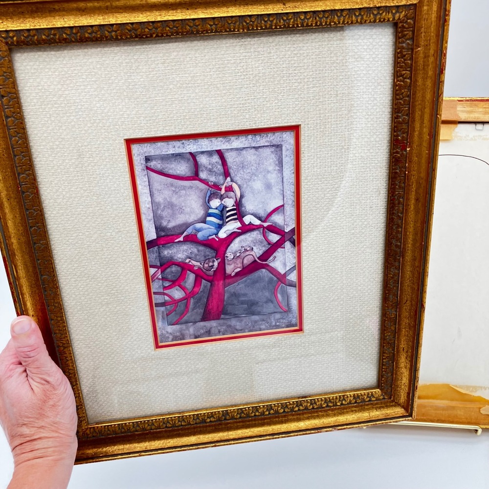 Graciela Rodo Boulanger Print Set 1979 14x12 Gold Framed Lithographs Vintage - Picture 9 of 14